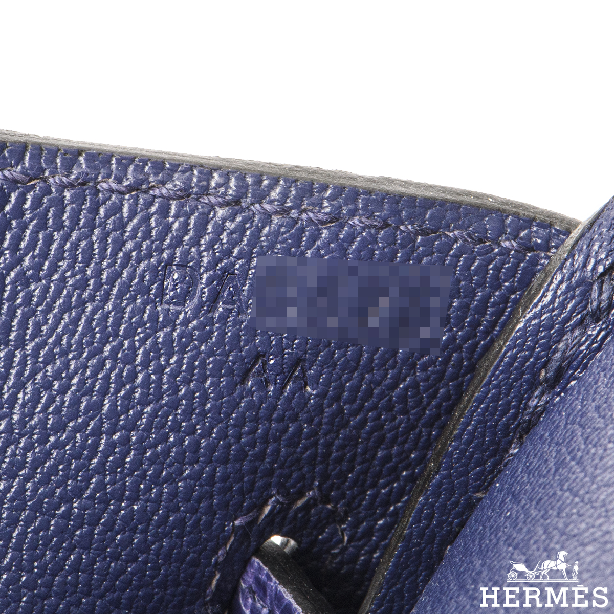 Hermès Birkin 30cm Bleu Encre Touch Veau Togo/Croco Nilo Lisse